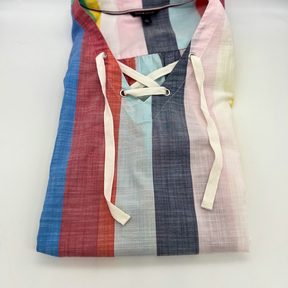 NWOT TOMMY HILFIGER Women’s Multicolored Pullover Top Size: Large - Picture 4 of 7